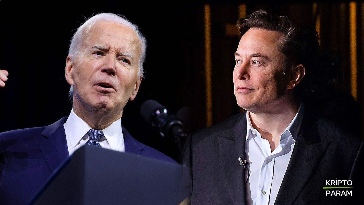 Biden çekildi Musk kripto bitcoin